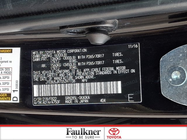 Certified 2016 Toyota 4Runner SR5 AWD/4WD image 26