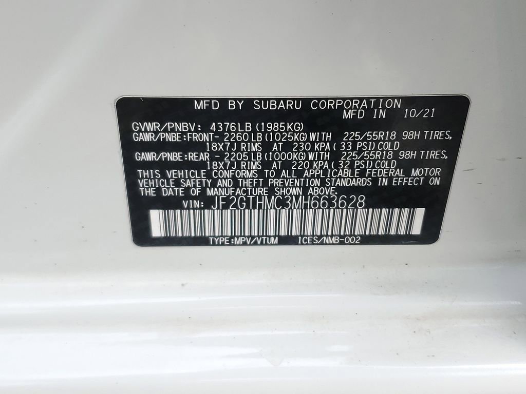 Used 2021 Subaru Crosstrek 2.5i Limited w/ Popular Package #4 image 32