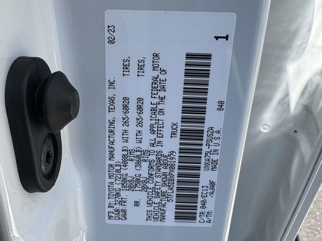 Used 2023 Toyota Tundra SR5 w/ TRD Sport Premium Package AWD/4WD image 27