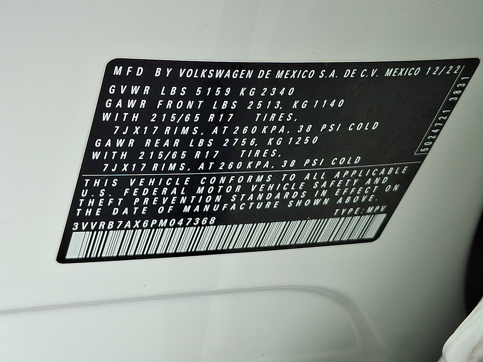 Certified 2023 Volkswagen Tiguan S w/ Driver Assistance Package FWD image 26