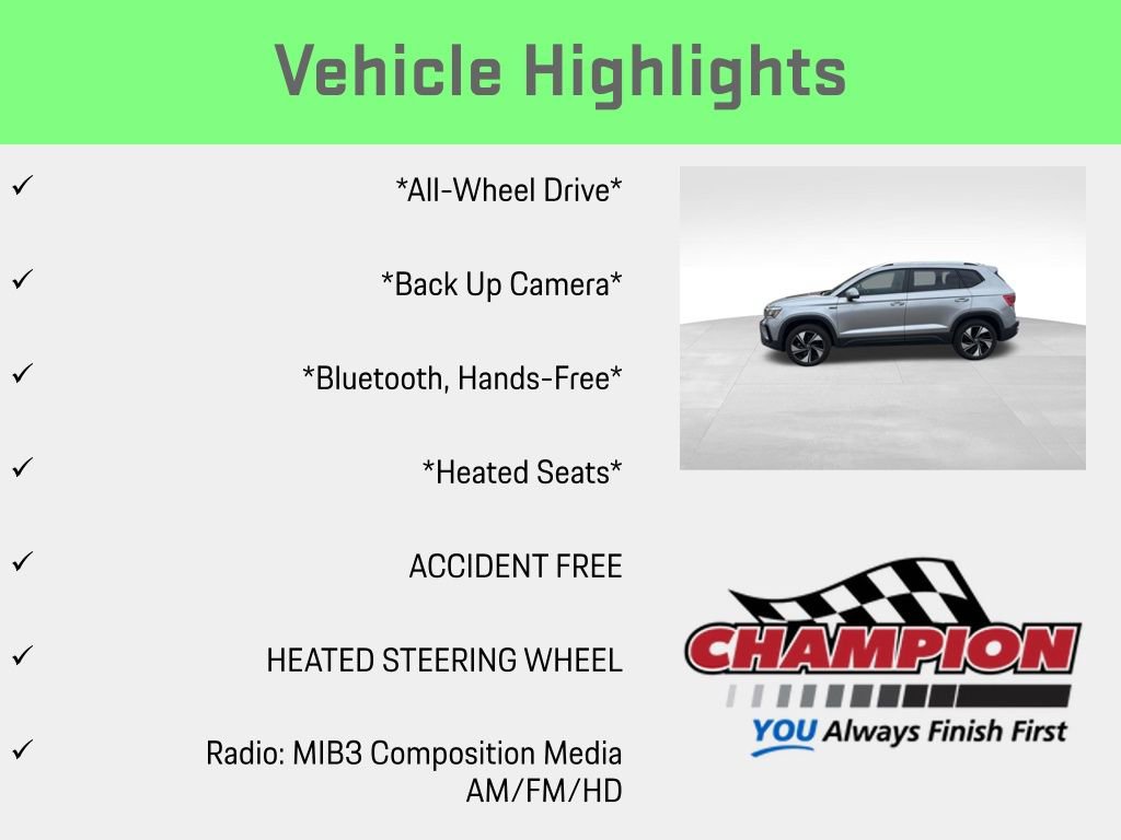 Used 2023 Volkswagen Taos SE AWD/4WD image 6
