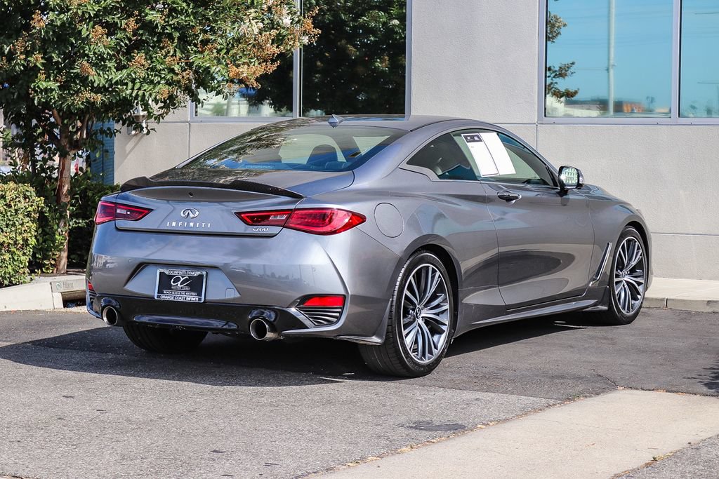 Certified 2021 INFINITI Q60 3.0t Luxe w/ Cargo Package RWD image 8