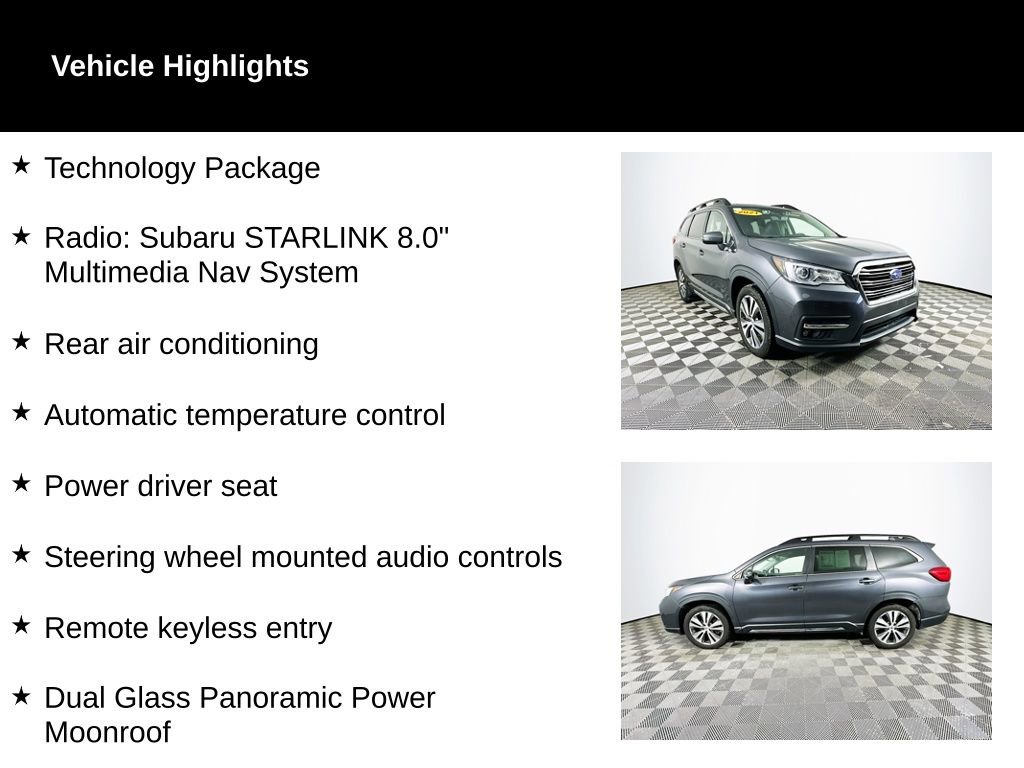Used 2021 Subaru Ascent Limited w/ Technology Package image 2