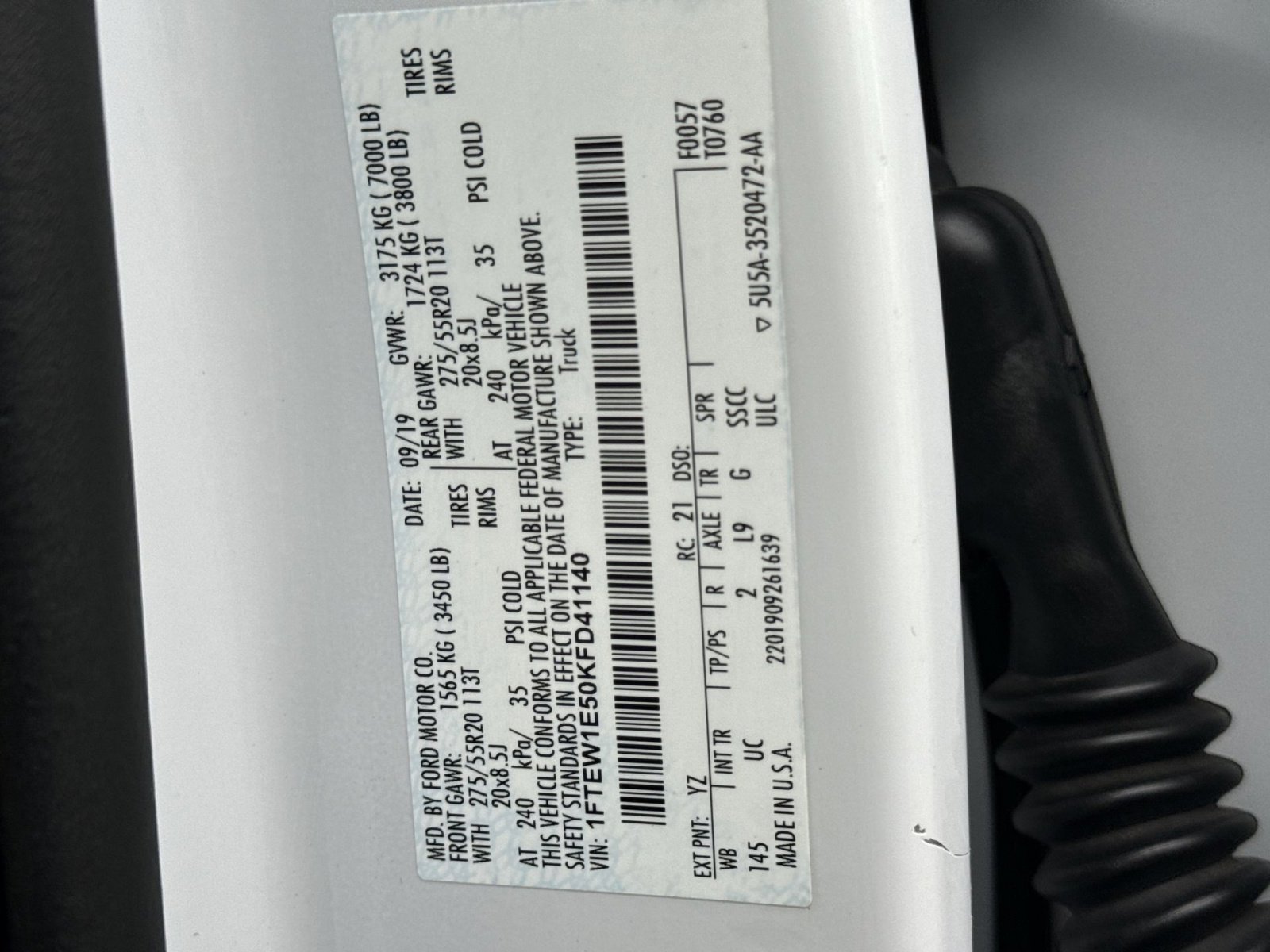 Used 2019 Ford F150 XLT w/ Equipment Group 302A Luxury image 30