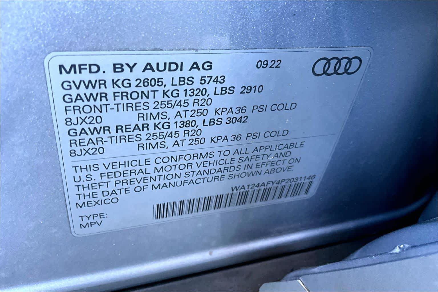 Used 2023 Audi SQ5 Premium Plus w/ Premium Plus Package AWD/4WD image 34