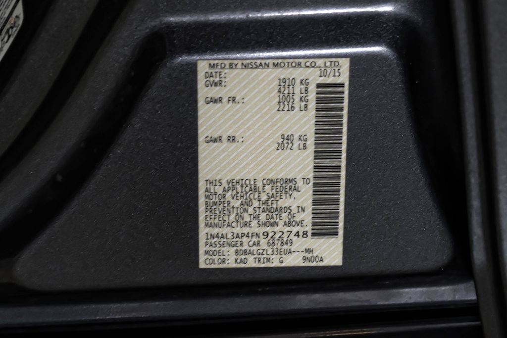Used 2015 Nissan Altima 2.5 S w/ Special Edition Package FWD image 59