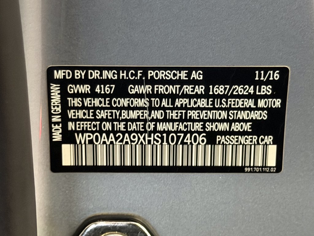 Certified 2017 Porsche 911 Carrera RWD image 26