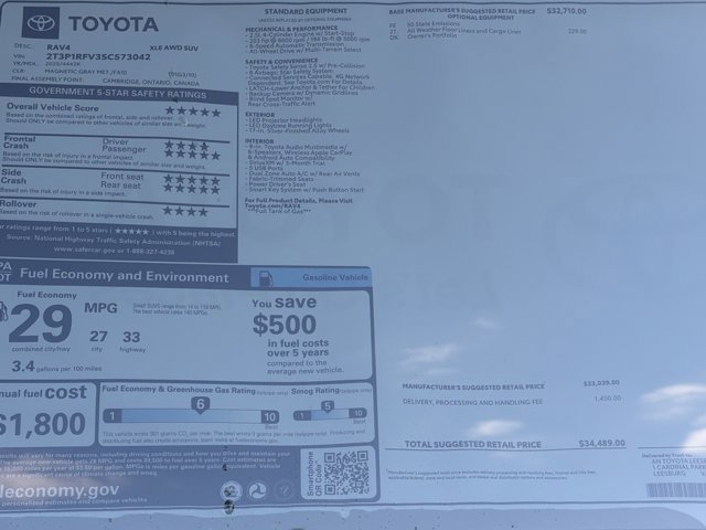 New 2025 Toyota RAV4 XLE image 24