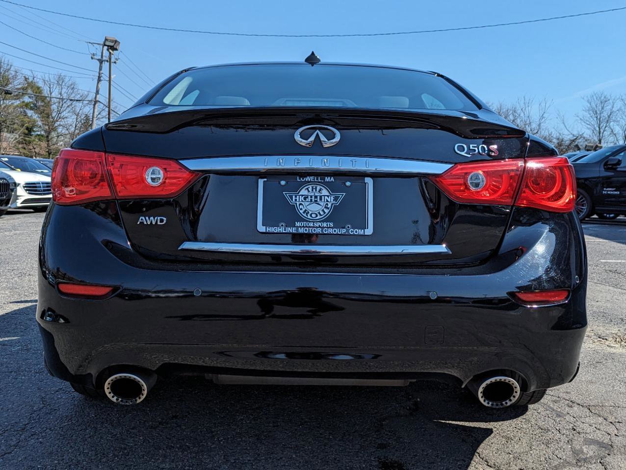 Used 2016 INFINITI Q50 Red Sport 400 image 9