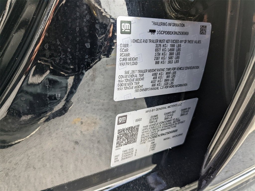 Used 2022 Chevrolet Silverado 1500 Custom image 30