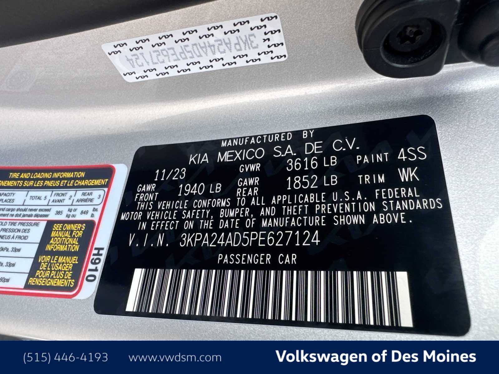 Used 2023 Kia Rio LX FWD image 21