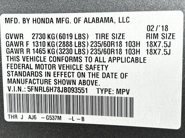 Used 2018 Honda Odyssey EX-L image 35