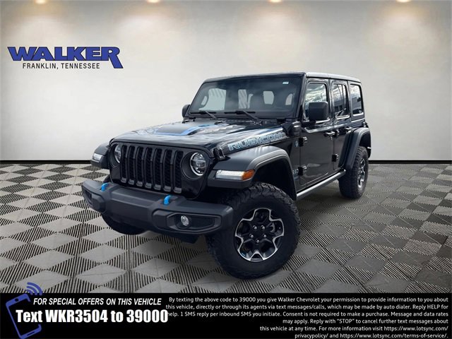 Used 2022 Jeep Wrangler Unlimited Rubicon 4xe