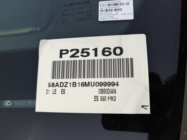 Used 2021 Lexus ES 350 w/ Premium Package FWD image 37
