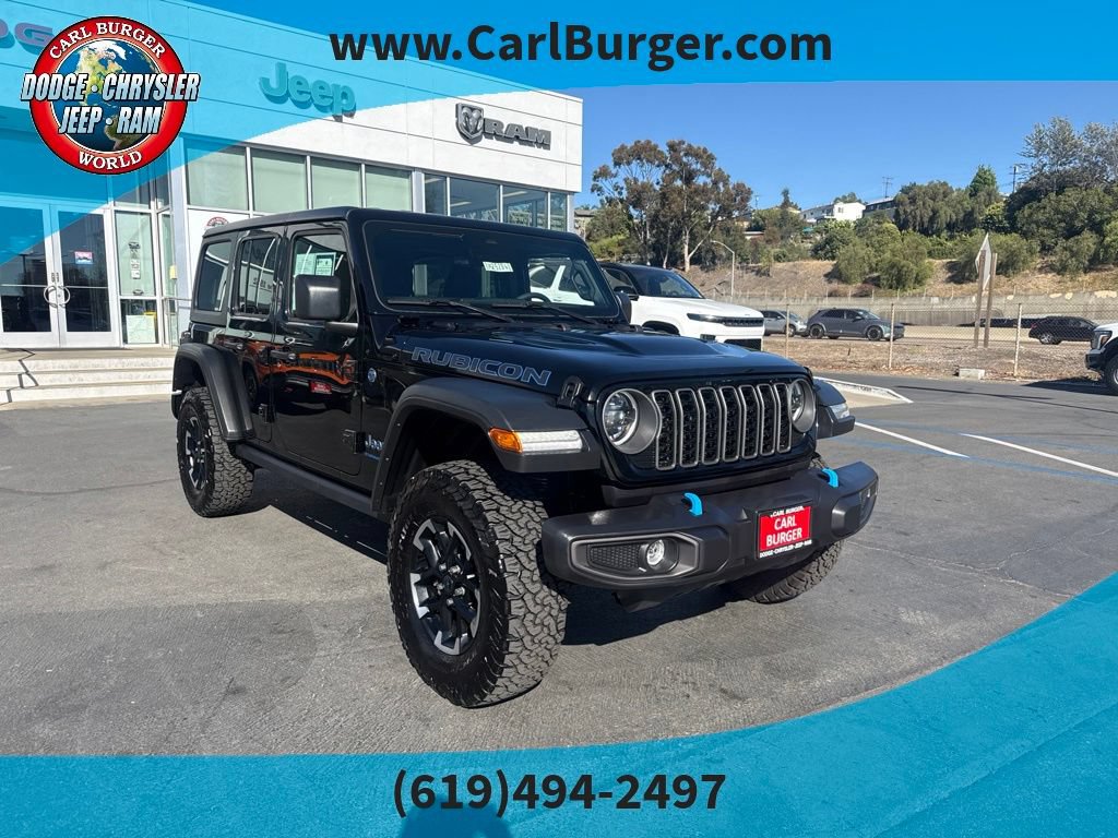 Certified 2025 Jeep Wrangler Unlimited Rubicon 4xe w/ Safety Group