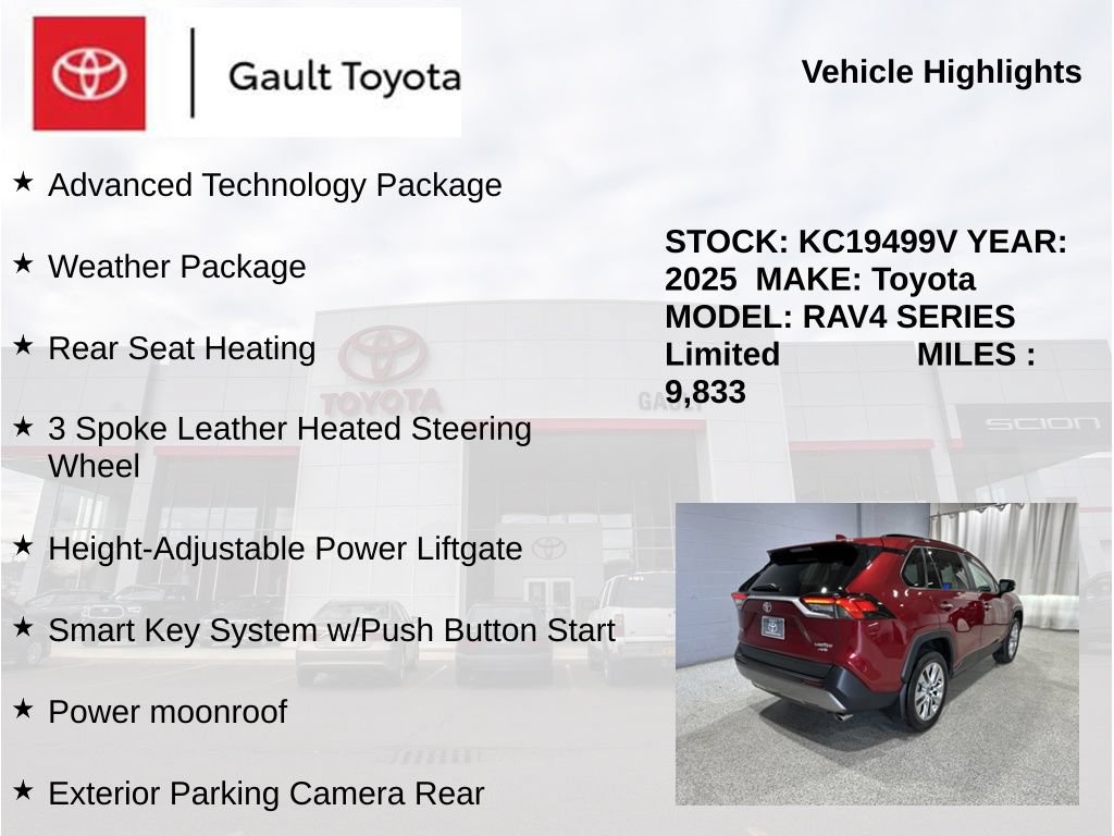 Certified 2025 Toyota RAV4 Limited w/ Advanced Technology Package AWD/4WD image 6