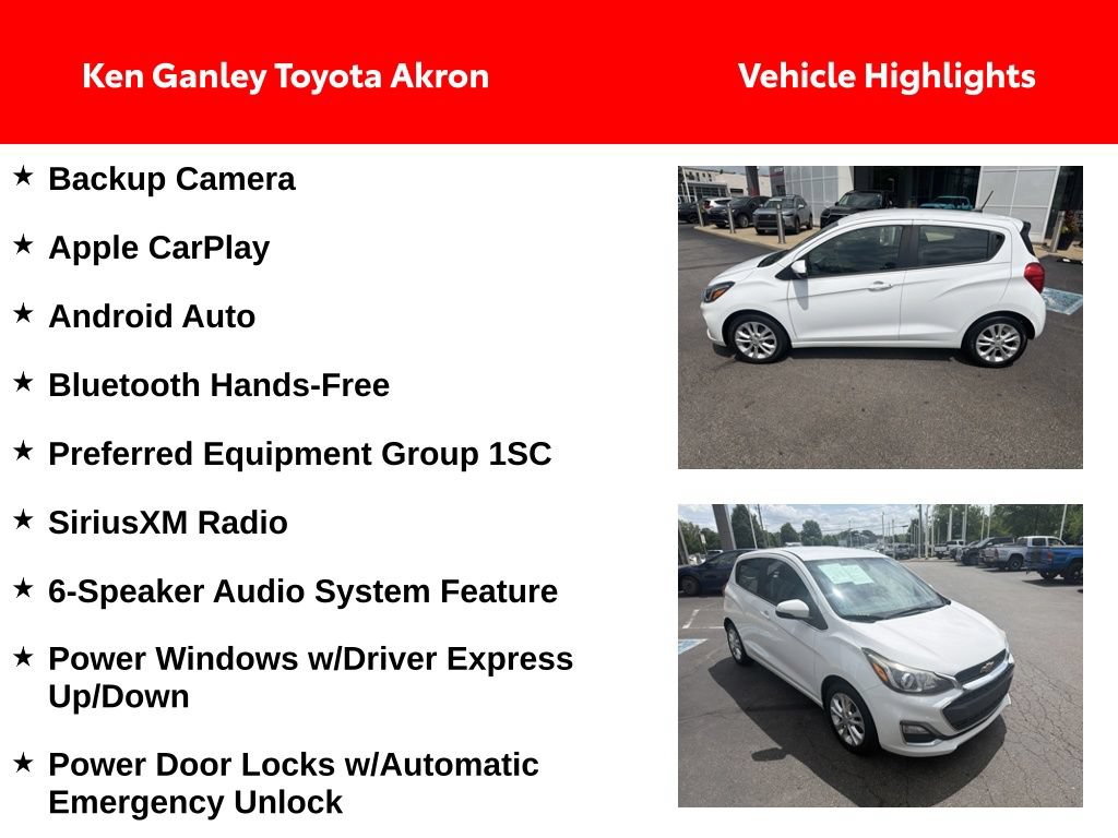 Used 2020 Chevrolet Spark LT FWD image 2