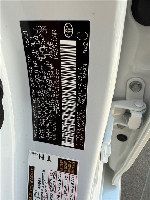 Used 2022 Toyota Prius LE FWD image 10