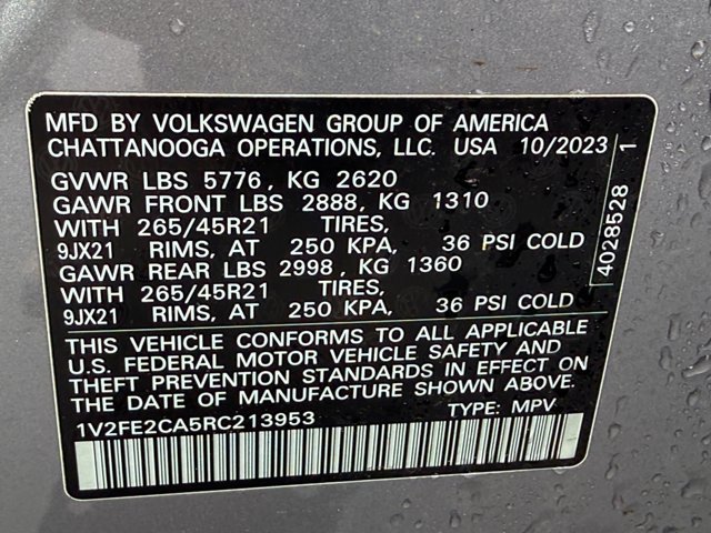 Used 2024 Volkswagen Atlas Cross Sport SEL Premium R-Line AWD/4WD image 28
