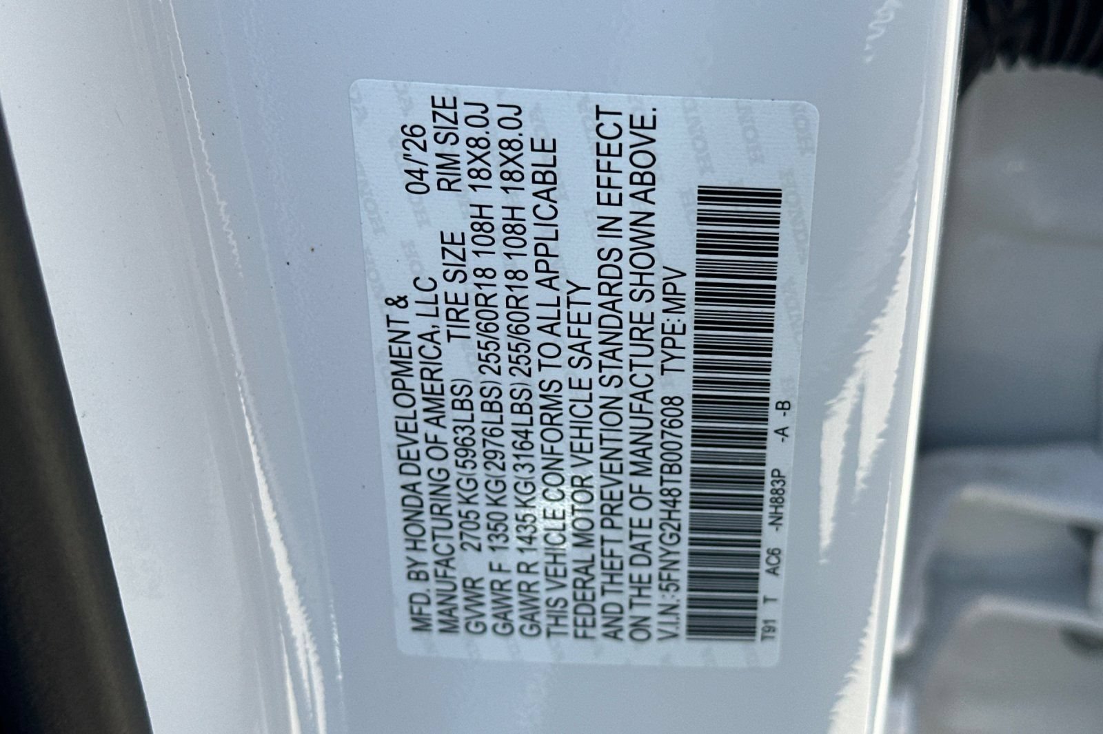 New 2026 Honda Pilot EX-L image 32