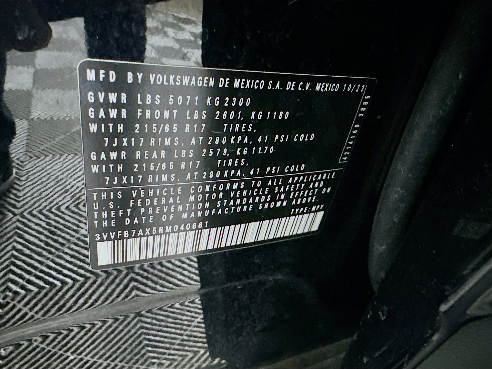 Used 2024 Volkswagen Tiguan S image 12