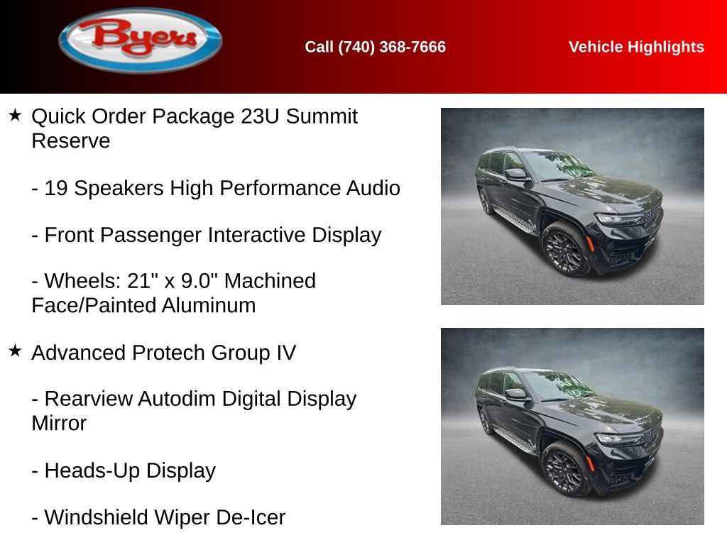 Used 2025 Jeep Grand Cherokee L Summit AWD/4WD image 12