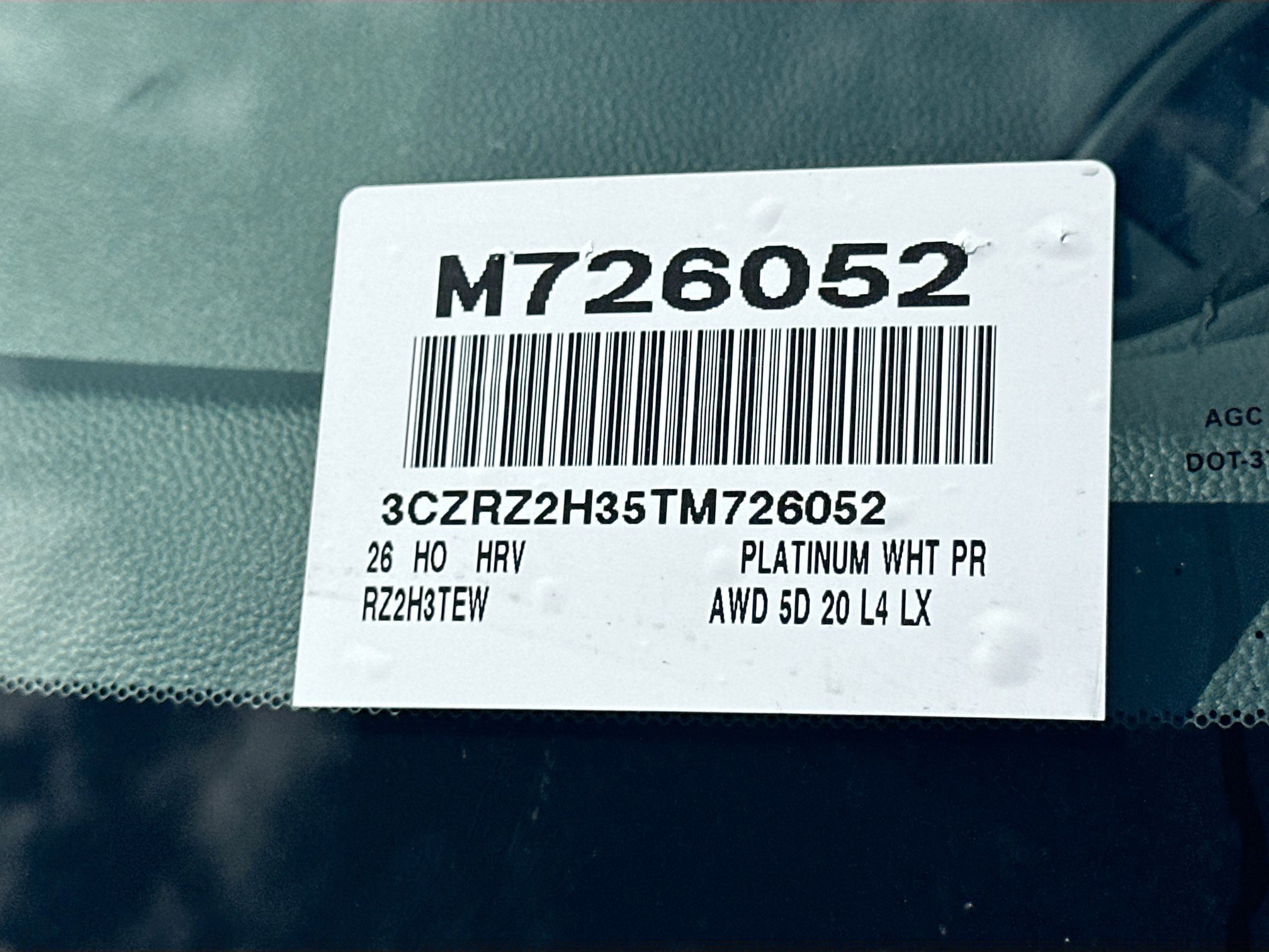 New 2026 Honda HR-V LX image 24