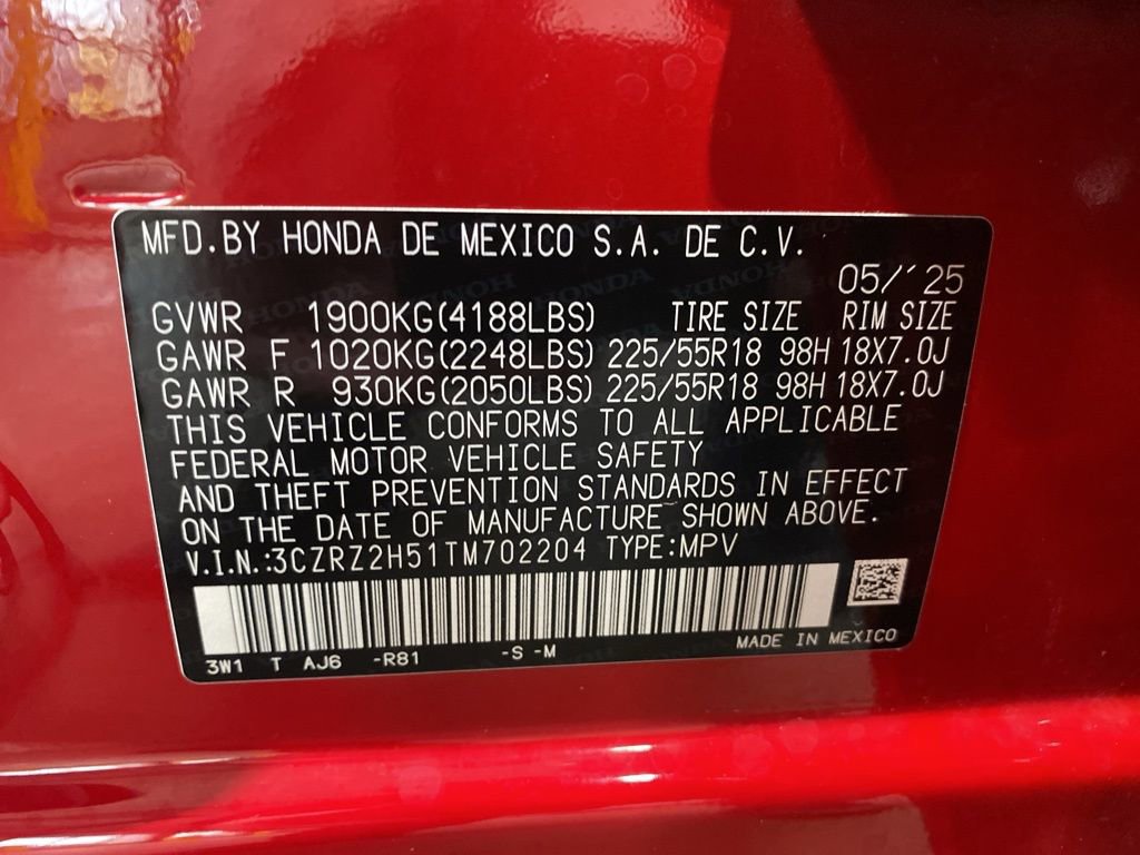 Certified 2026 Honda HR-V Sport image 18