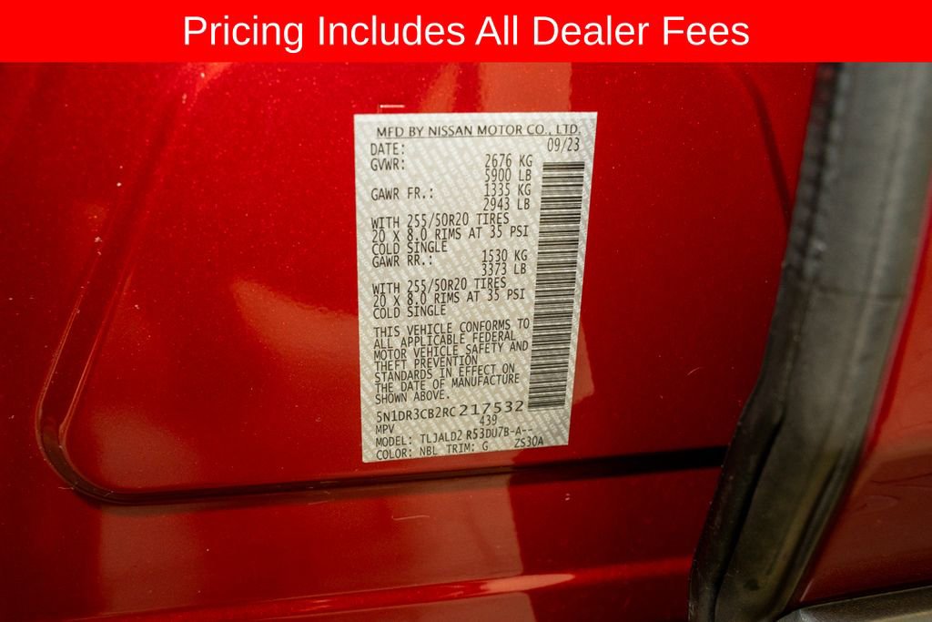Used 2024 Nissan Pathfinder SL w/ SL Premium Package FWD image 24