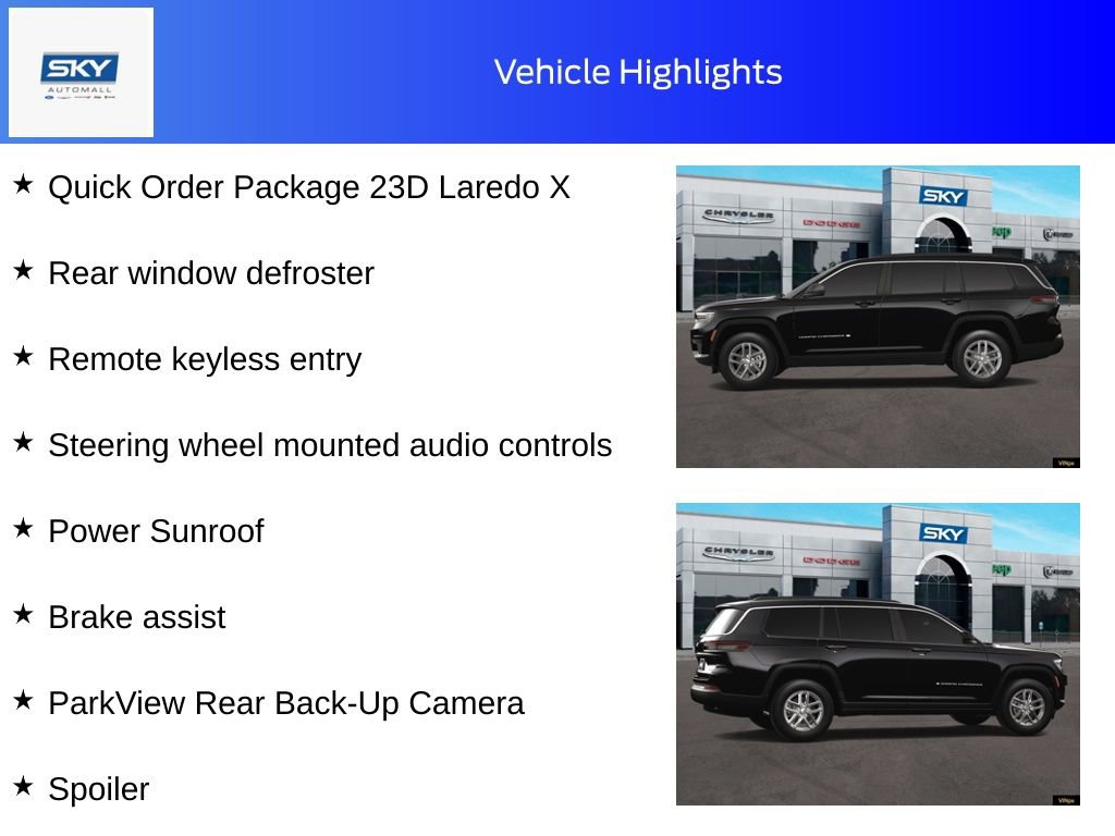 New 2025 Jeep Grand Cherokee L Laredo image 11