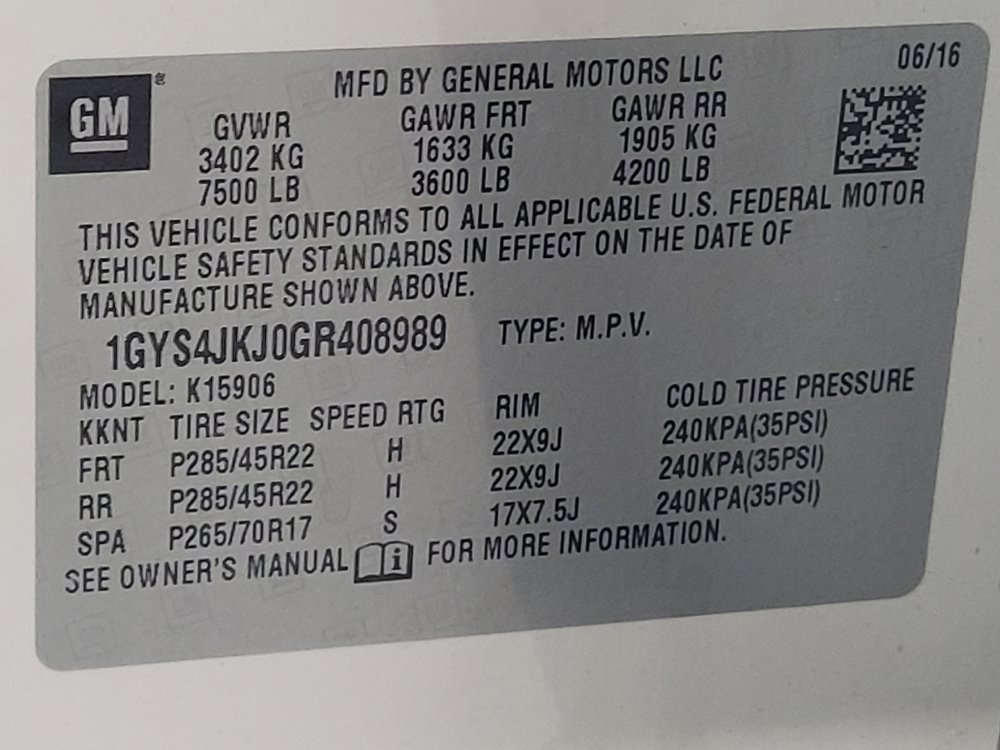 Used 2016 Cadillac Escalade ESV Premium AWD/4WD image 33
