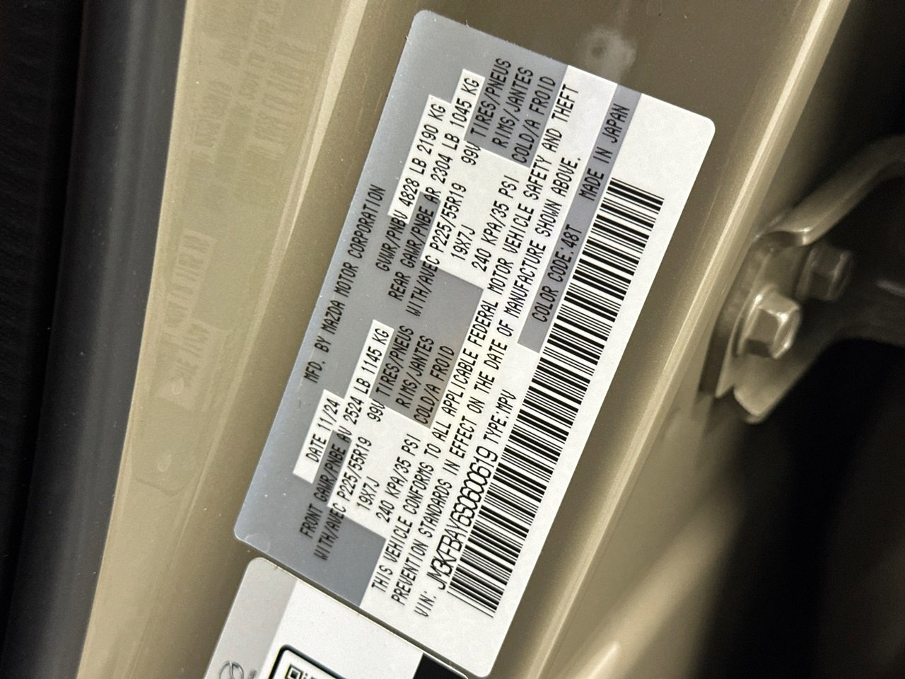 Certified 2025 MAZDA CX-5 Carbon Edition image 36