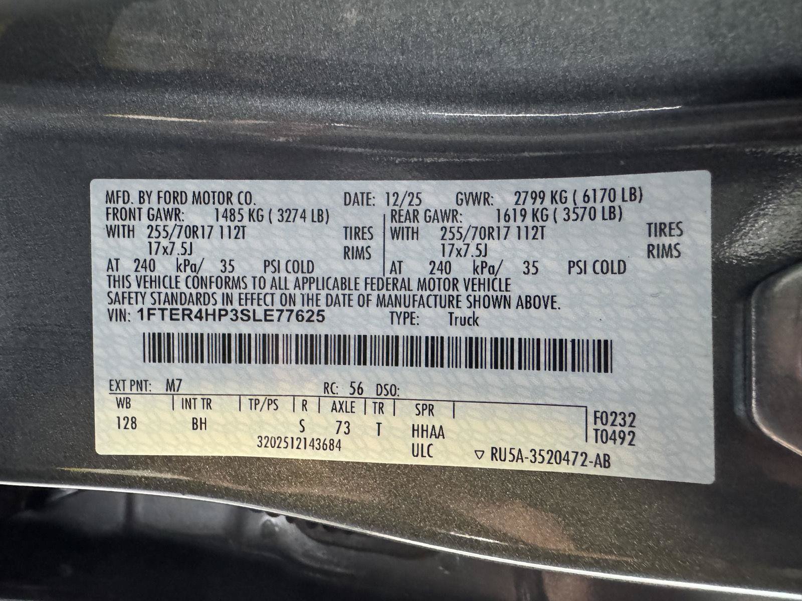 Used 2025 Ford Ranger XLT AWD/4WD image 39