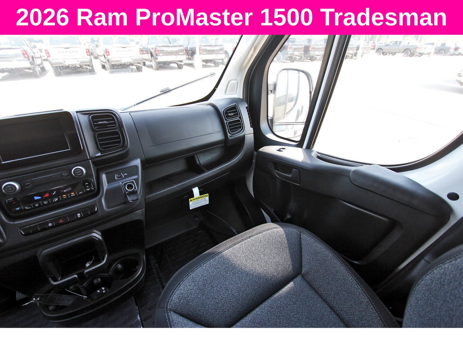 New 2026 RAM ProMaster 1500 w/ Convenience Group FWD image 10