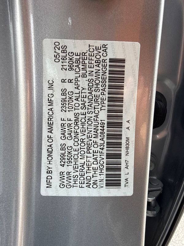 Used 2020 Honda Accord EX image 27