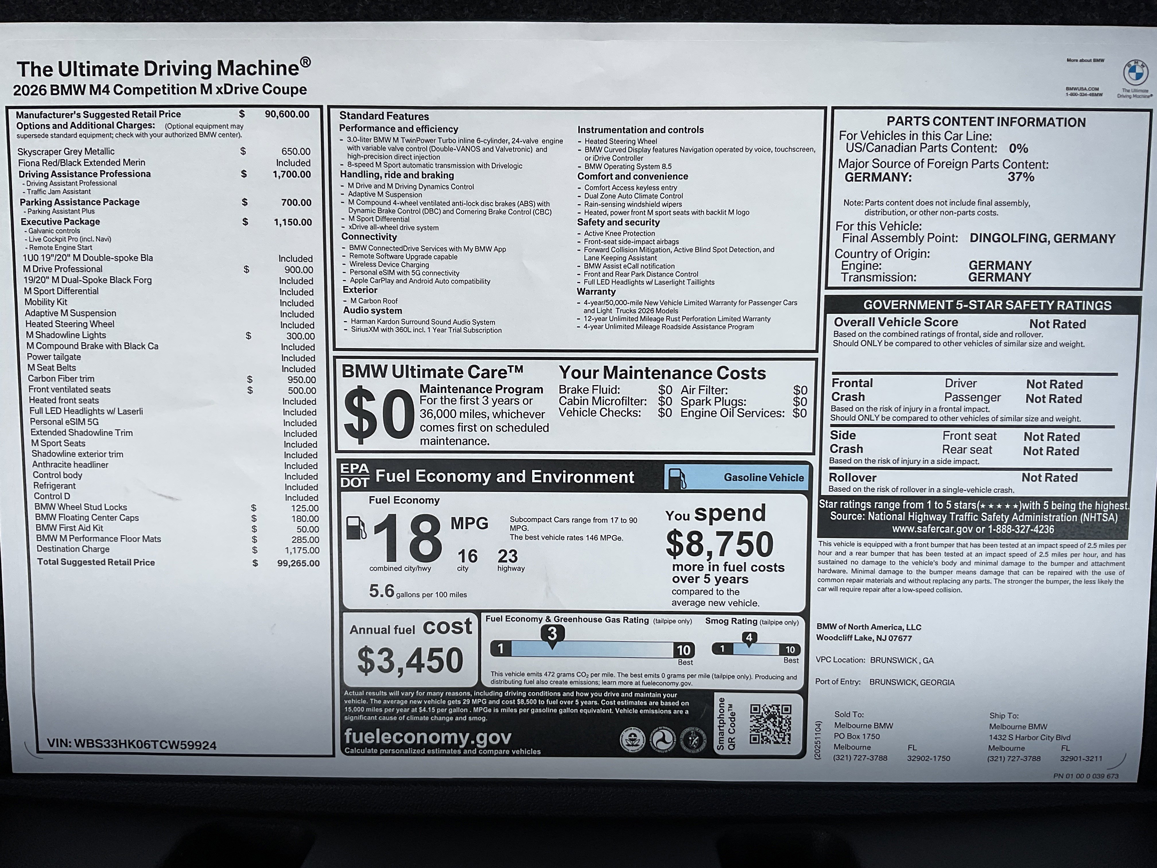 New 2026 BMW M4 xDrive Competition image 31