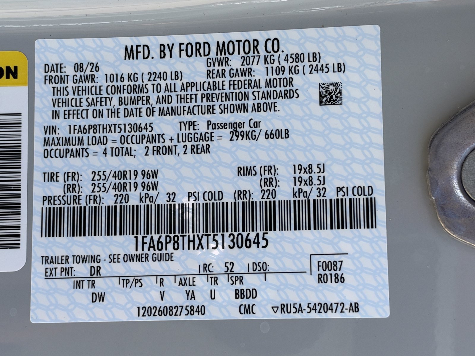 New 2026 Ford Mustang Coupe w/ Mustang Nite Pony Package RWD image 24
