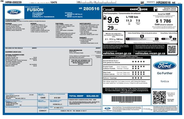 Used 2017 Ford Fusion SE w/ Fusion SE Technology Package video 2