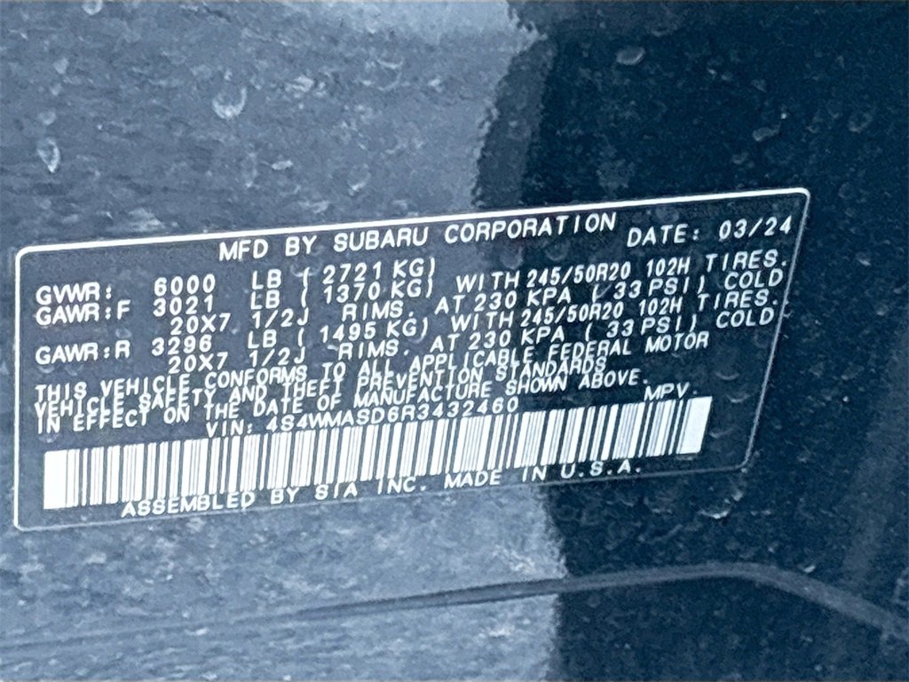 Used 2024 Subaru Ascent Limited image 33