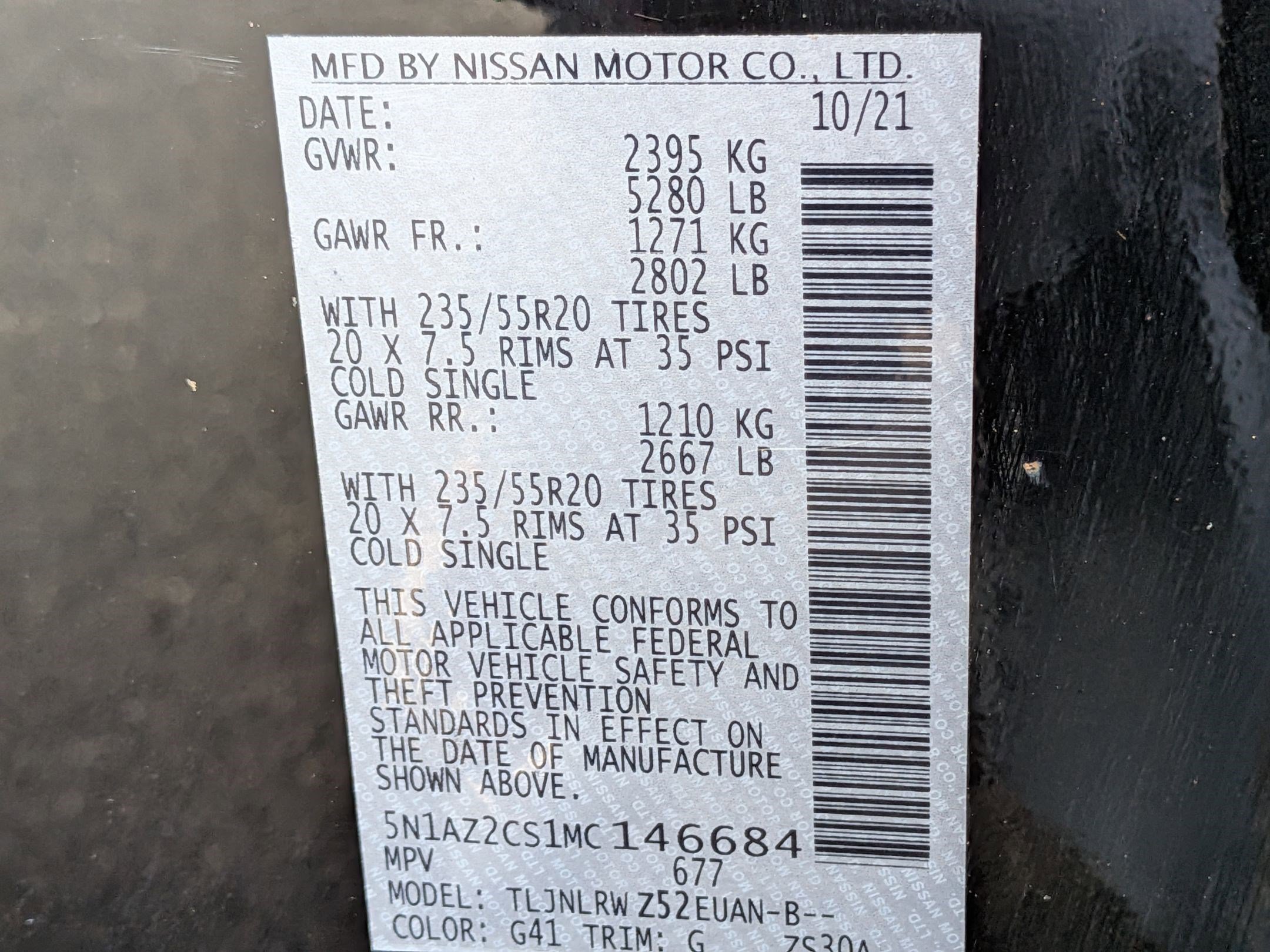 Used 2021 Nissan Murano SL w/ SL Moonroof Package image 42