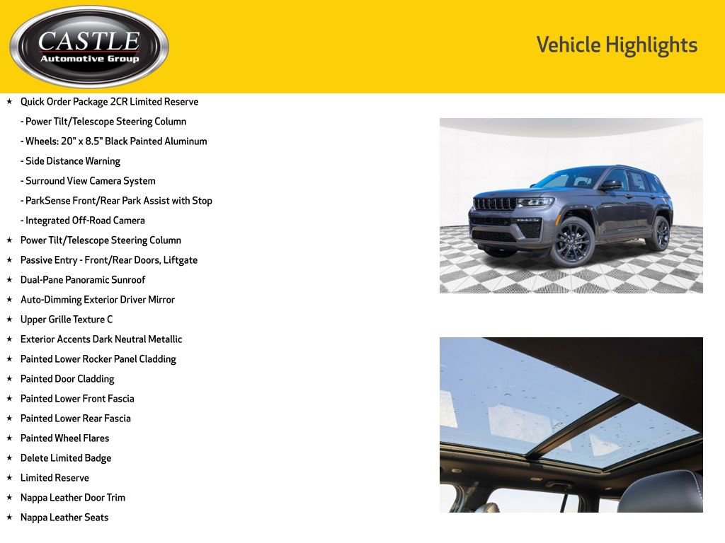 New 2026 Jeep Grand Cherokee Limited Reserve image 6