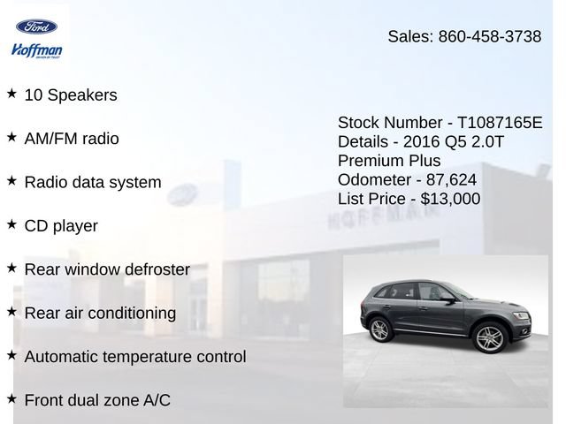Used 2016 Audi Q5 2.0T Premium Plus AWD/4WD image 15