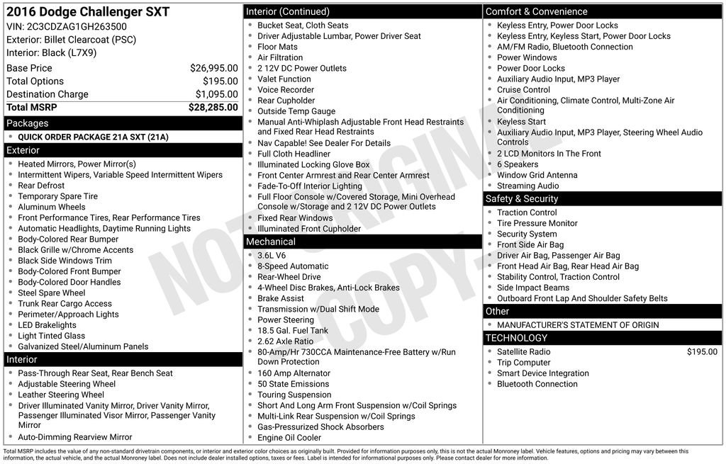 Used 2016 Dodge Challenger SXT image 5