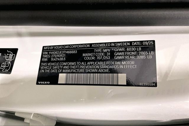 New 2026 Volvo XC90 B6 Plus w/ Protection Package Premier image 9