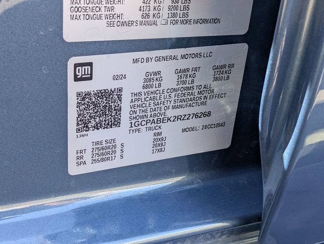 Used 2024 Chevrolet Silverado 1500 Custom w/ Dark Appearance Package RWD image 33