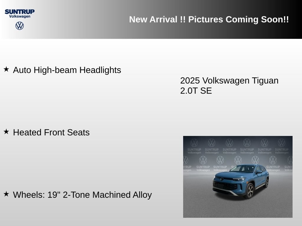 Used 2025 Volkswagen Tiguan SE w/ Panoramic Sunroof Package AWD/4WD image 12