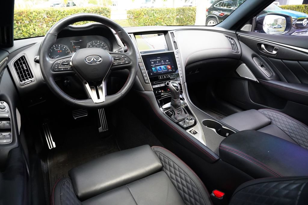 Used 2023 INFINITI Q50 Red Sport 400 w/ Carbon Fiber Package image 22