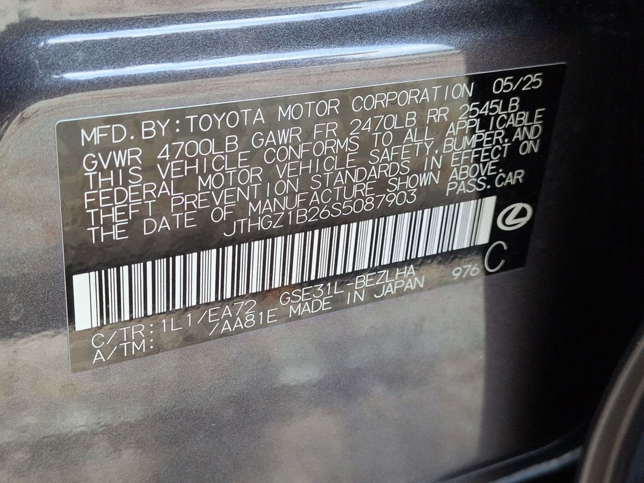 Used 2025 Lexus IS 350 F Sport w/ Accessory Package image 29