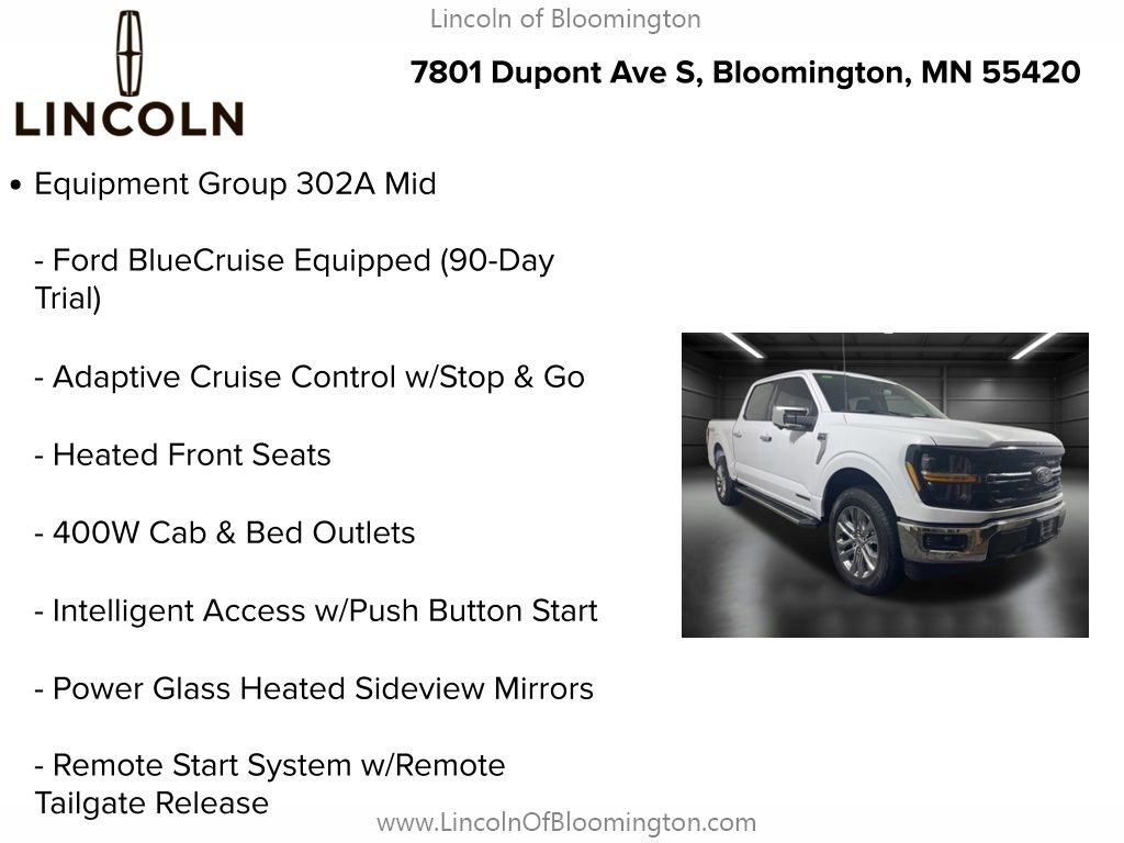 Used 2024 Ford F150 XLT w/ Equipment Group 302A MID image 5