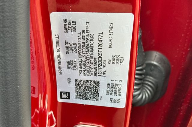 New 2026 GMC Canyon AT4 w/ LPO, Off Road Lift Package image 33